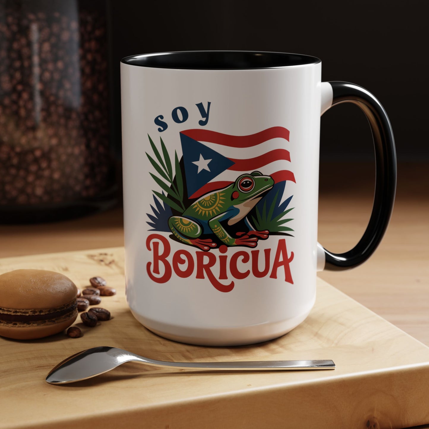 Boricua Mug - Puerto Rican Pride Coffee Cup - Boricua Gift - PR Flag Mug - Hispanic Pride - Boricua Vida - Wepa Coffee Cup