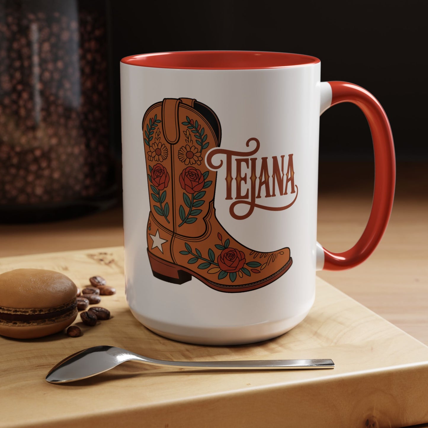 Tejana Mug - Texas Latina Pride Coffee Cup - Hispanic Pride Gift - Lone Star Latina - Texan Hispanic - Tejana Regalo