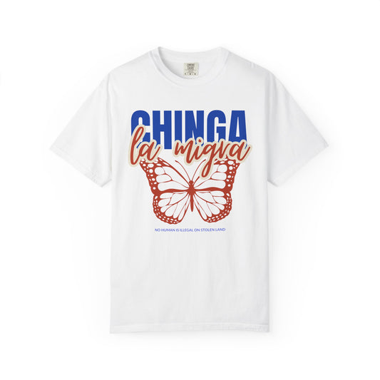 Chinga La Migra Shirt, Immigrant Rights Shirt, No Human Is Illegal,  Immigration Reform Tee, Human Rights Activist Shirt