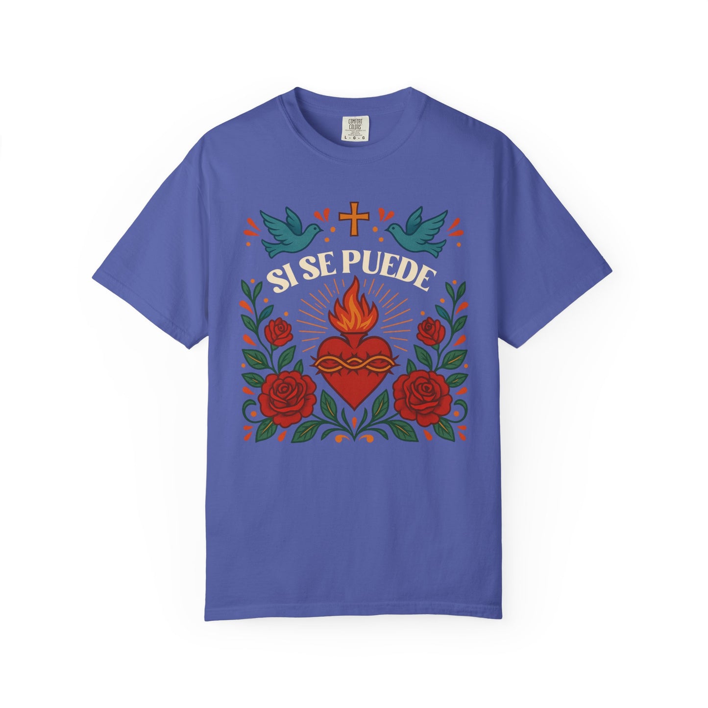 Si Se Puede T-Shirt | Huelga Civil Rights Tee | Unisex Shirt | Comfort Colors Farmworker Immigrant Shirt