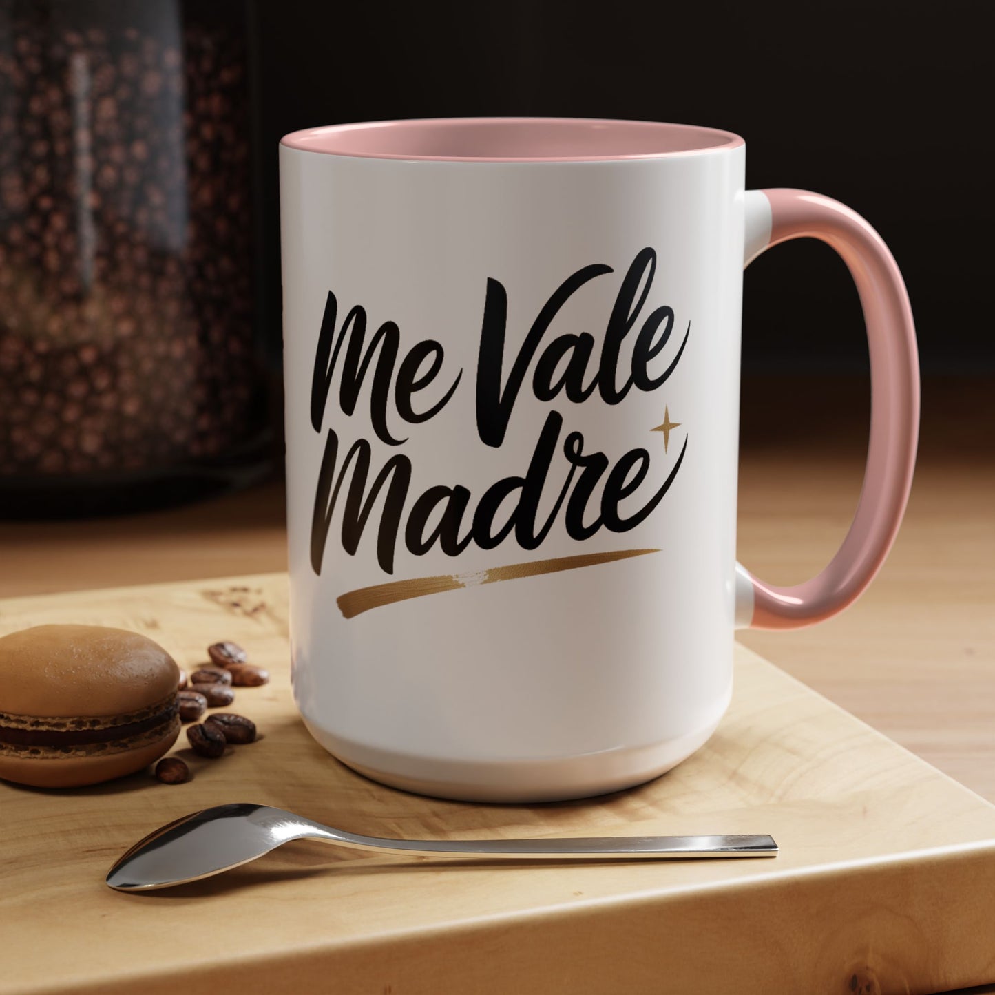 Me Vale Madre Mug - Funny Latino Family Gift, Mexican Humor Coffee Cup, Hispanic Phrases Mug, Latina Attitude Gift