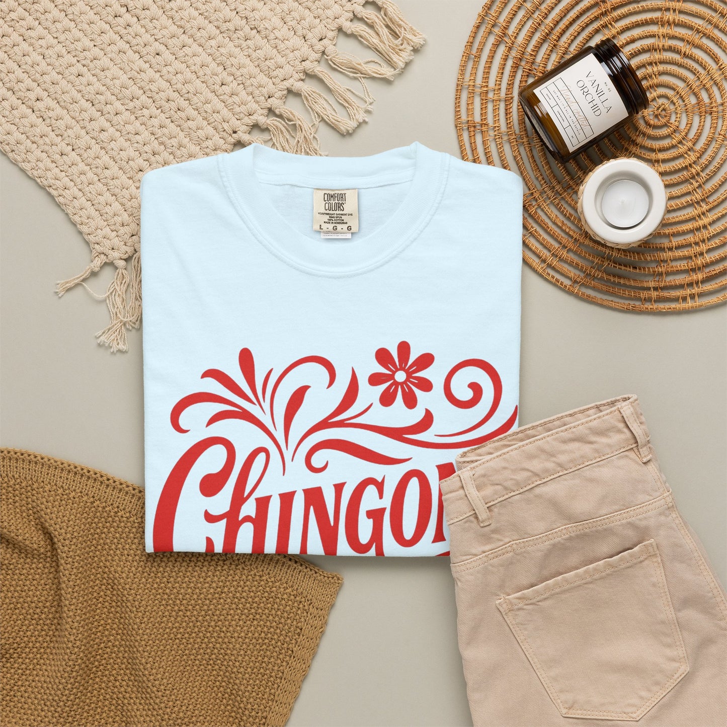 Red Floral Chingona Shirt | Soy Chingona T-Shirt | Latina Empowerment | Mexican Pride Tee | Latina Gift | Latina Owned Shop