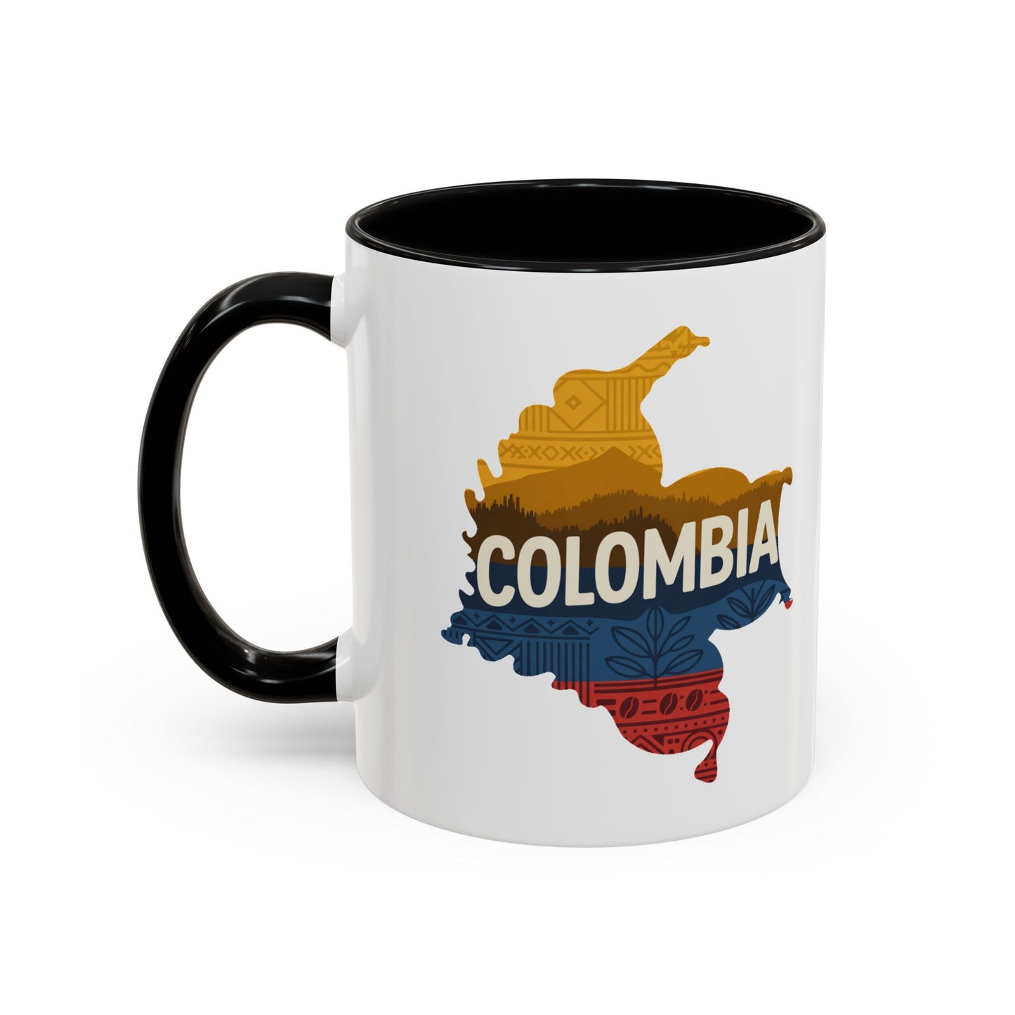 Colombia Mug - Colombian Heritage Gift, Orgullo Colombiano Coffee Cup, Mi Colombia Bella Souvenir for Hispanic Pride