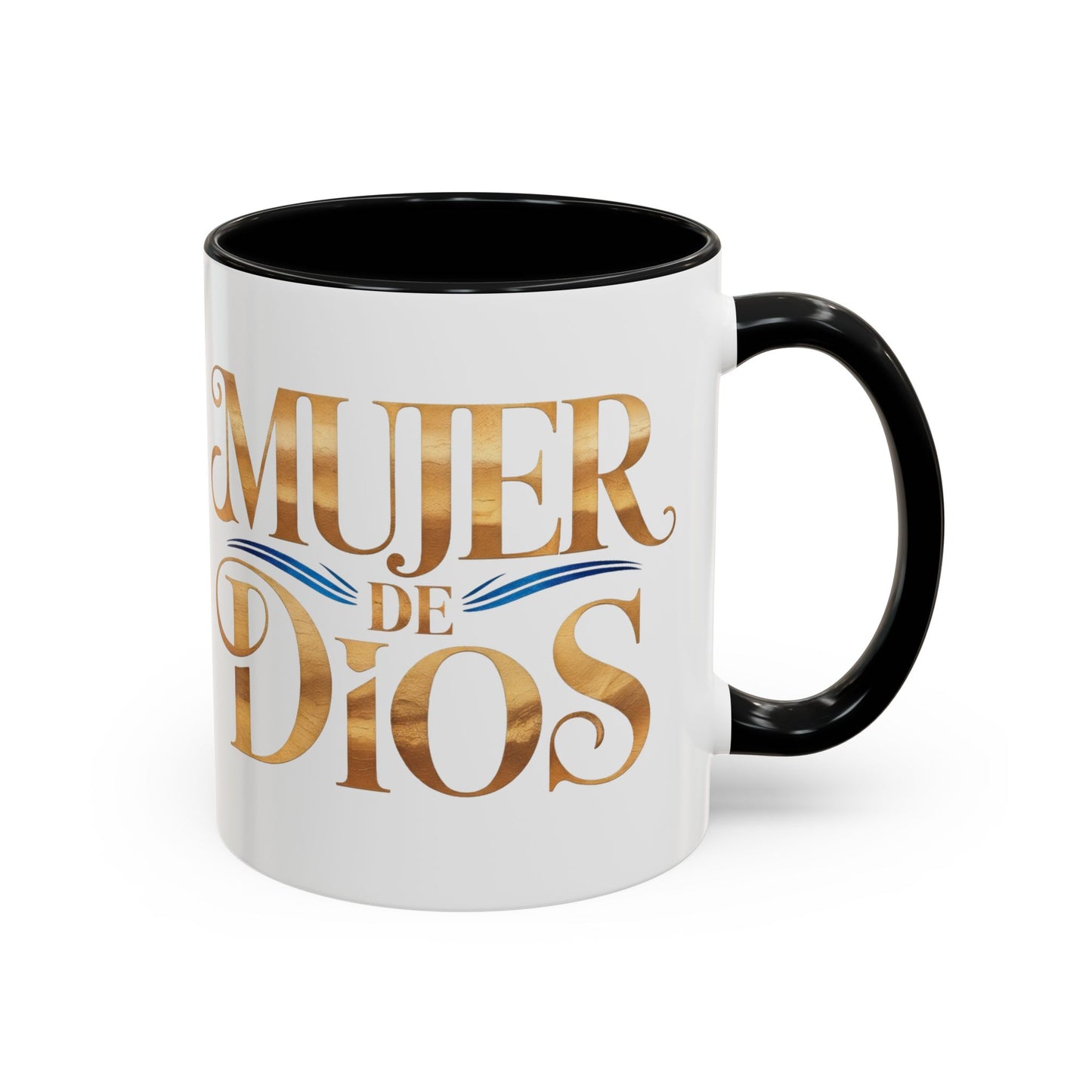 Mujer de Dios Mug - Catholic Gift for Christian Latina Woman, Taza Cristiana Faith Gift, God's Daughter Coffee Cup