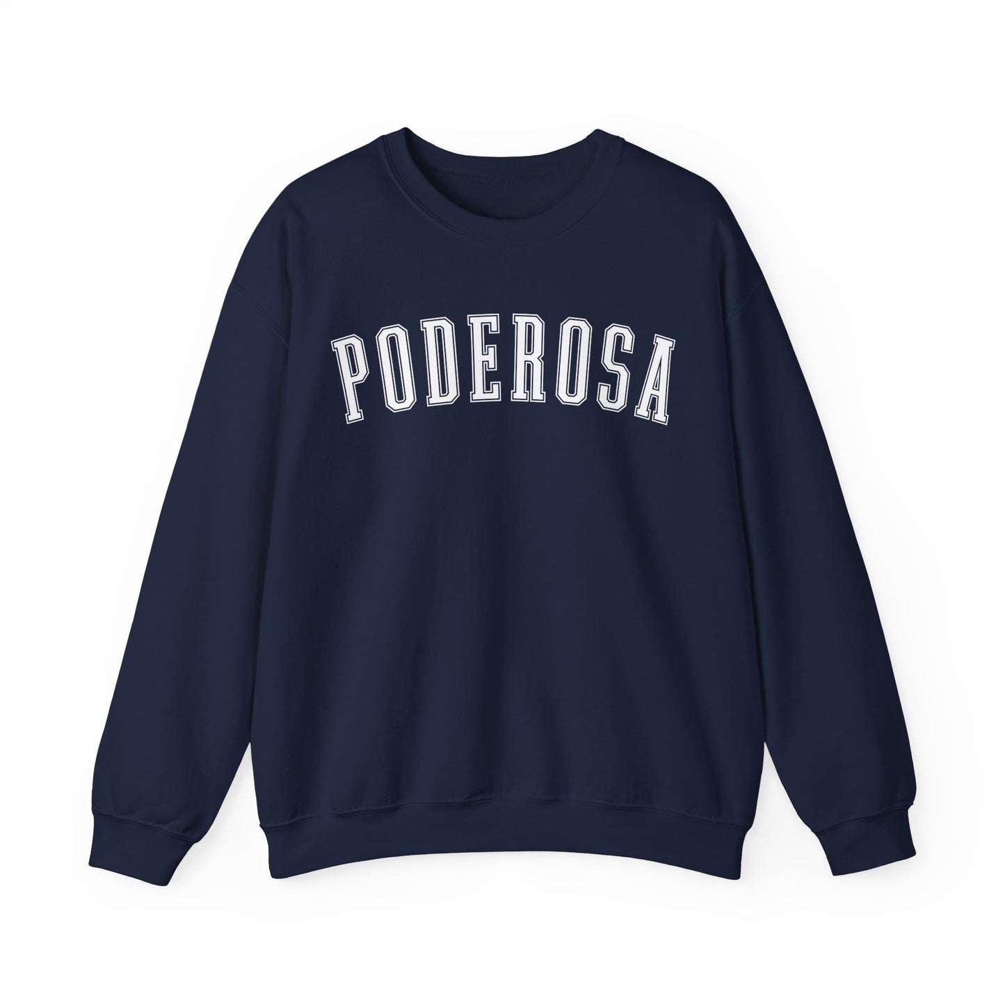 Poderosa Divina Sweater Latina College Crewneck Powerful Divine Spanish Phrase Mexican Sweatshirt Chicana Gift Hispanic Empowerment