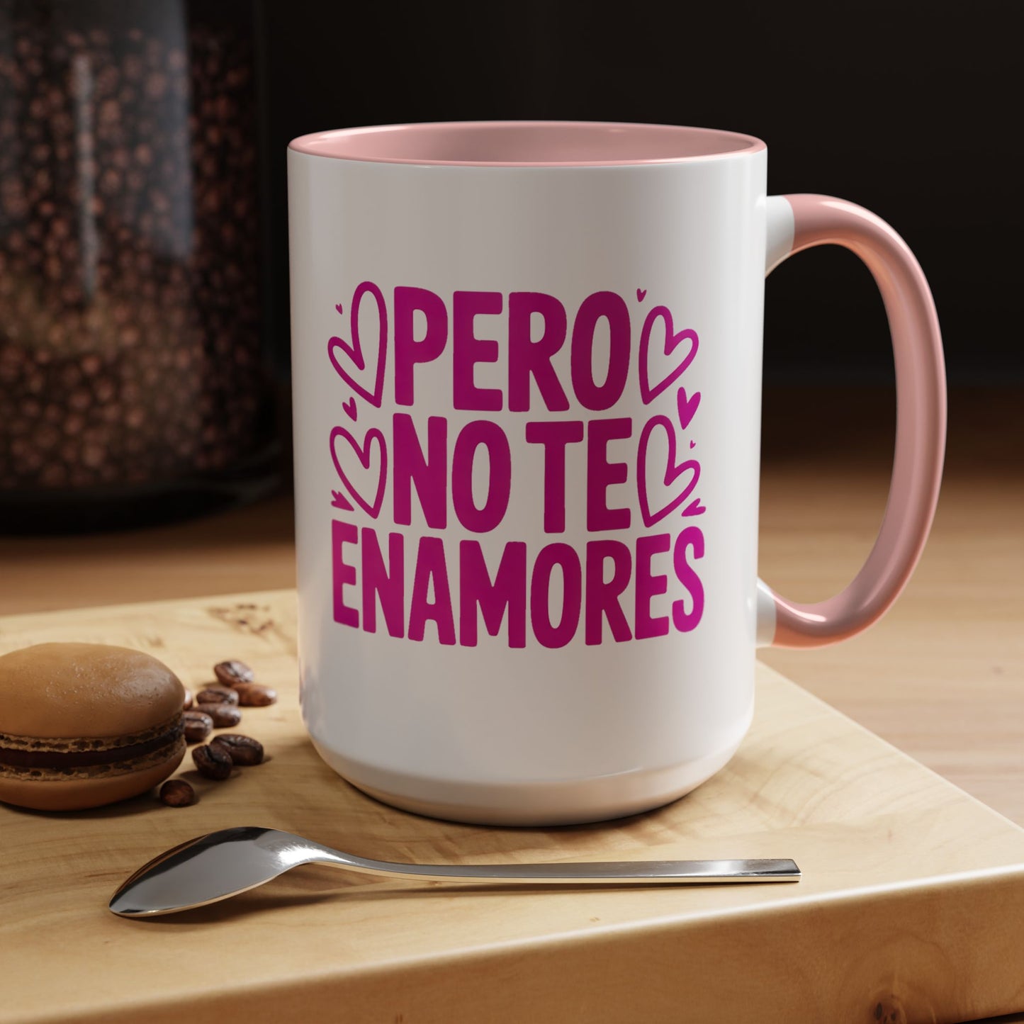Pero No Te Enamores Mug | Reggaeton Lyrics Coffee Cup | Latino Humor Gift | Spanish Sayings | Hispanic Culture