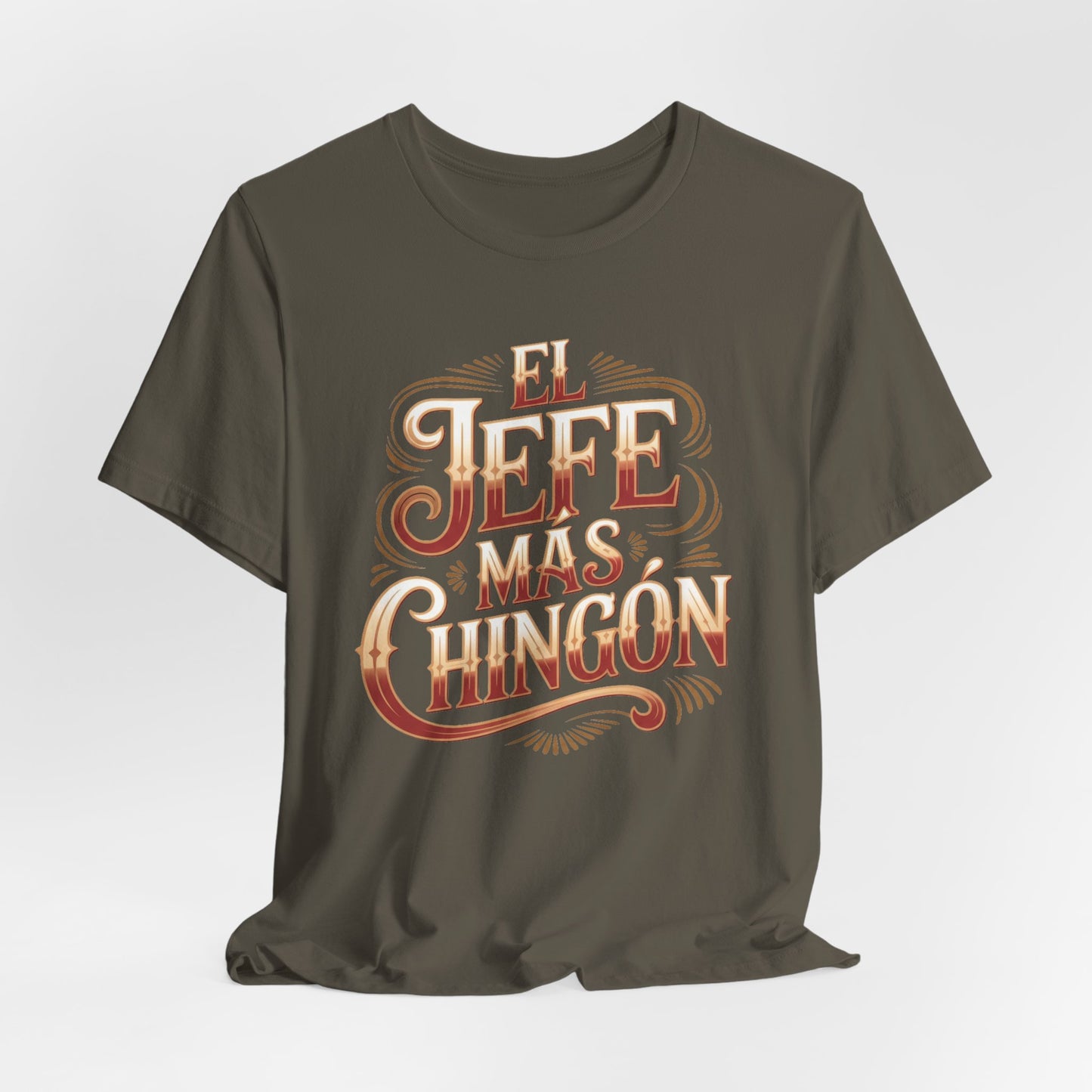El Jefe T-Shirt - Latino Boss Tee - Hispanic Pride Shirt - Spanish Saying Gift - Latino Heritage Apparel