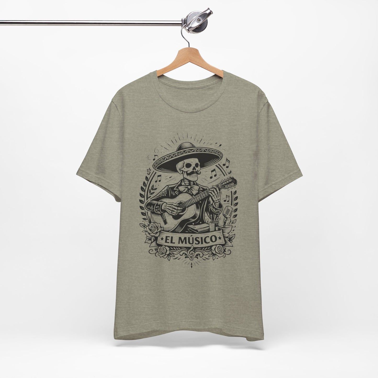El Musico T-Shirt - Latino Musician Tee - Hispanic Pride Music Lover Gift - Cultura Latina Shirt - Musico Regalo