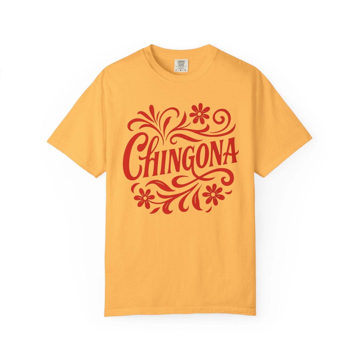 Red Floral Chingona Shirt | Soy Chingona T-Shirt | Latina Empowerment | Mexican Pride Tee | Latina Gift | Latina Owned Shop