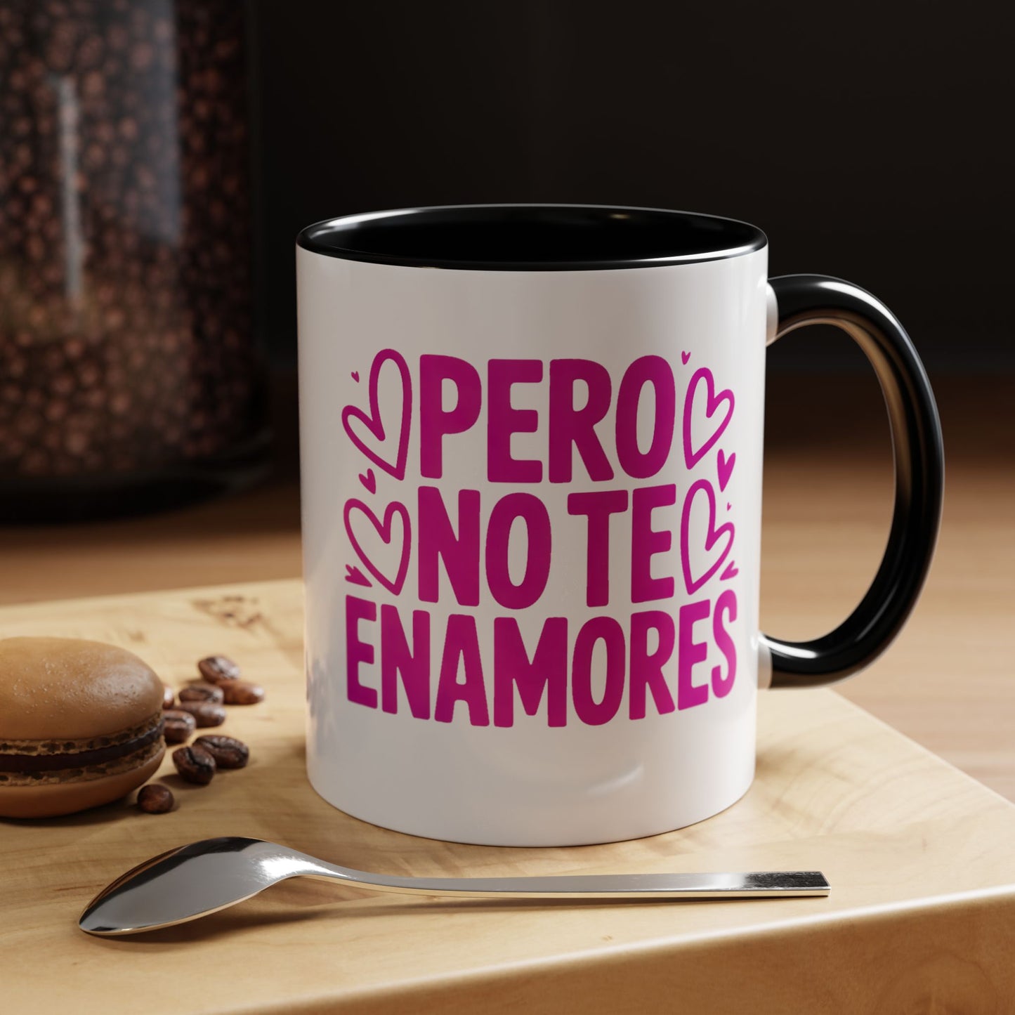 Pero No Te Enamores Mug | Reggaeton Lyrics Coffee Cup | Latino Humor Gift | Spanish Sayings | Hispanic Culture