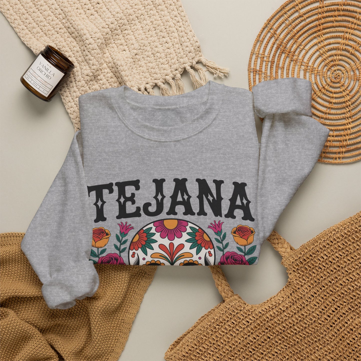 Tejana Sweatshirt - Texas Latina Pride Gift - Hispanic Heritage Sudadera - Tejana Cultura Hoodie - Latino American Pride