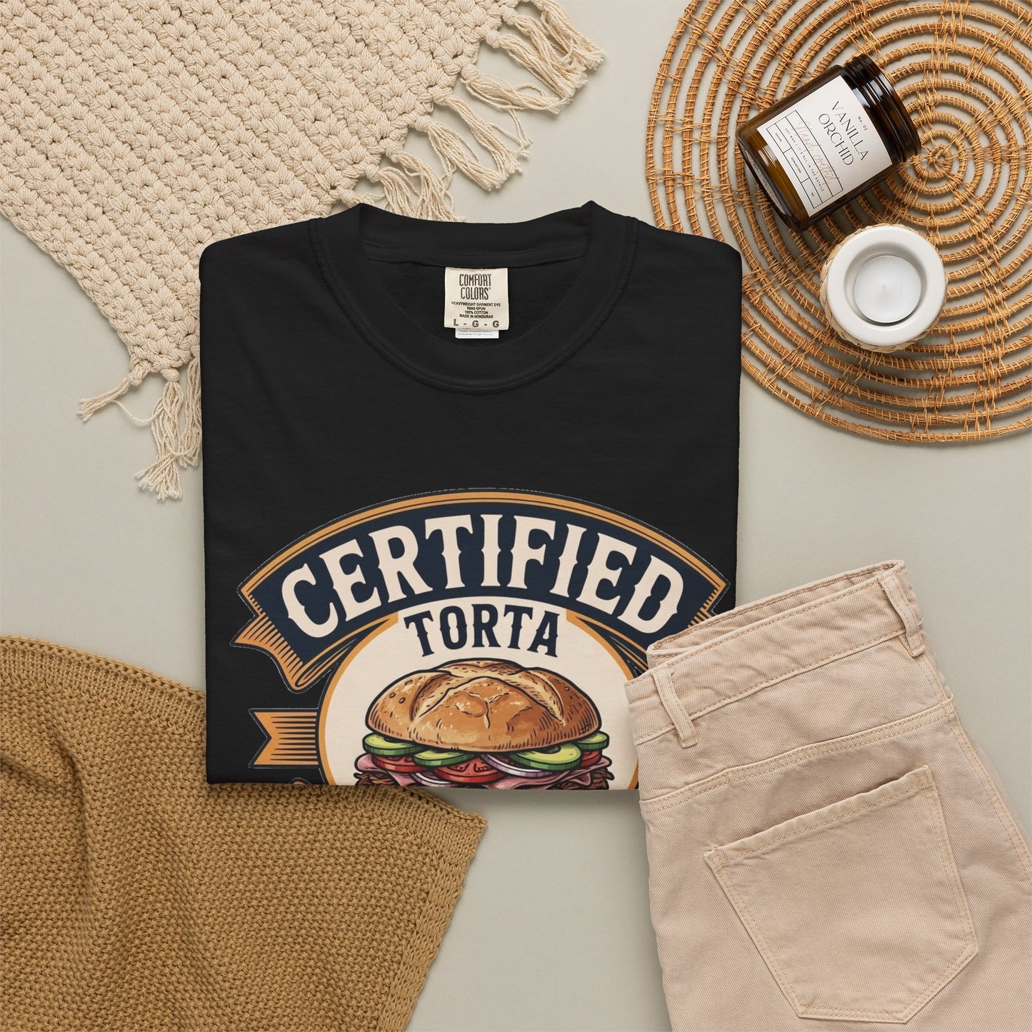 Certified Torta Pounder Shirt, Comfort Colors Bilingual UnisexTee, Funny Gift for Men