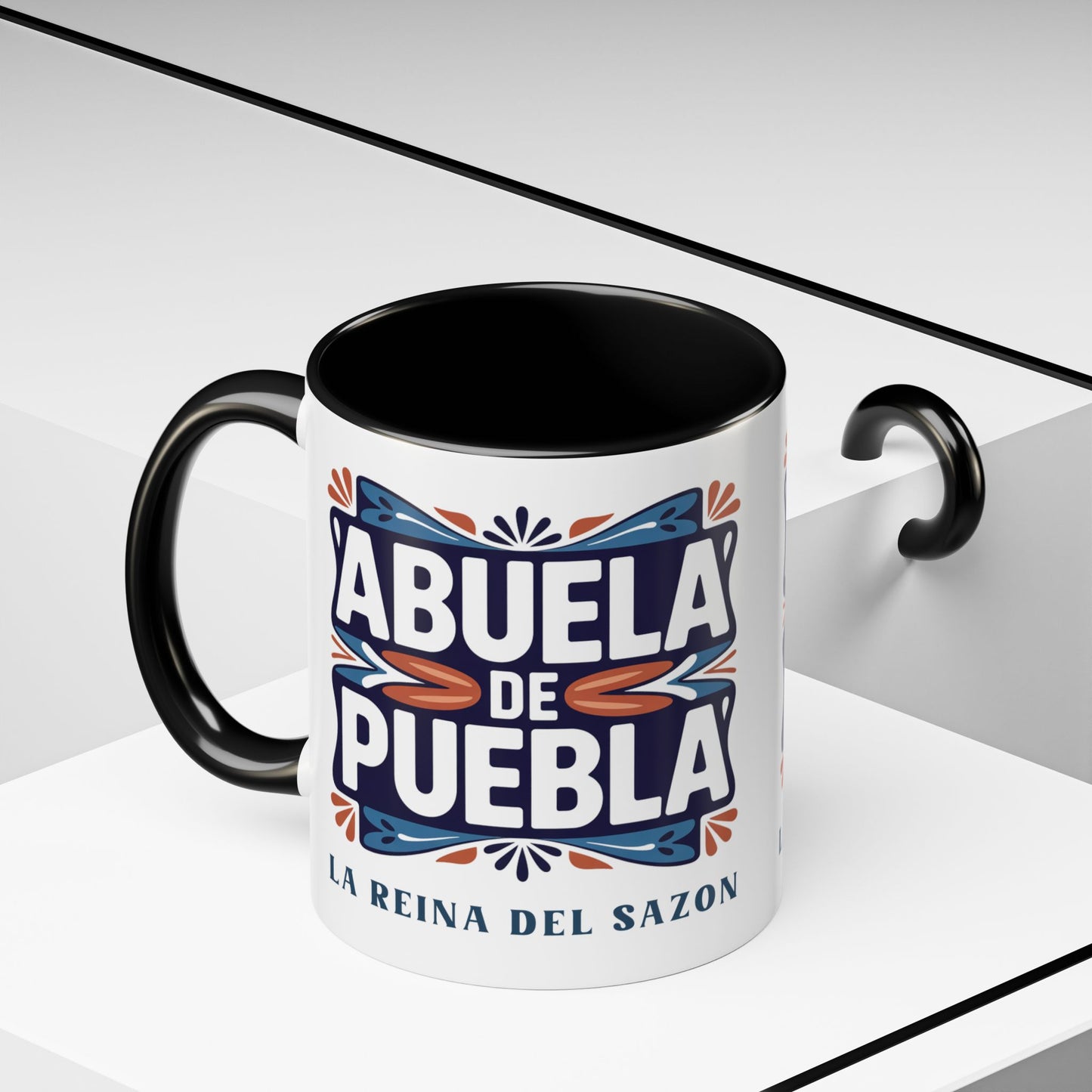 Abuela De Puebla - Latino Family Gift for Hispanic Grandma - Spanish Grandmother Coffee Cup - Abuela Regalo