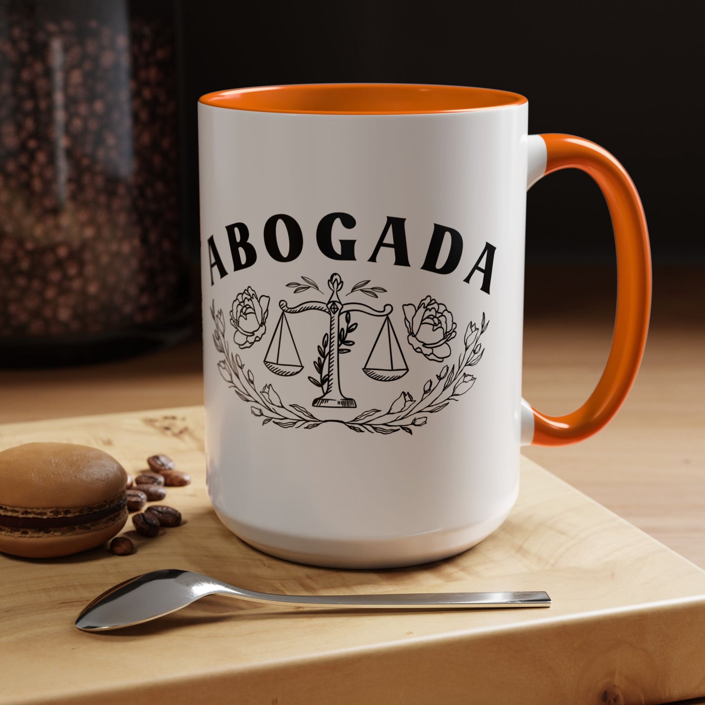 Abogada Mug - Latina Lawyer Gift - Mujer Abogada Regalo - Latino Heritage Coffee Cup - Professional Gift