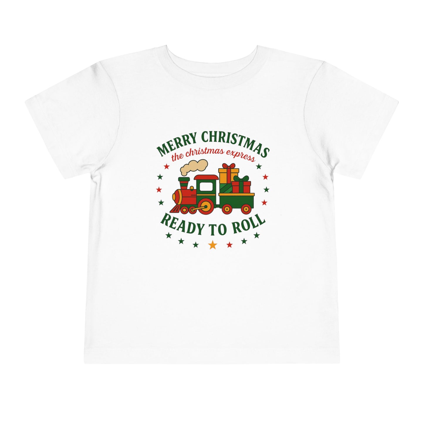 Christmas Train Toddler Short Sleeve Tee