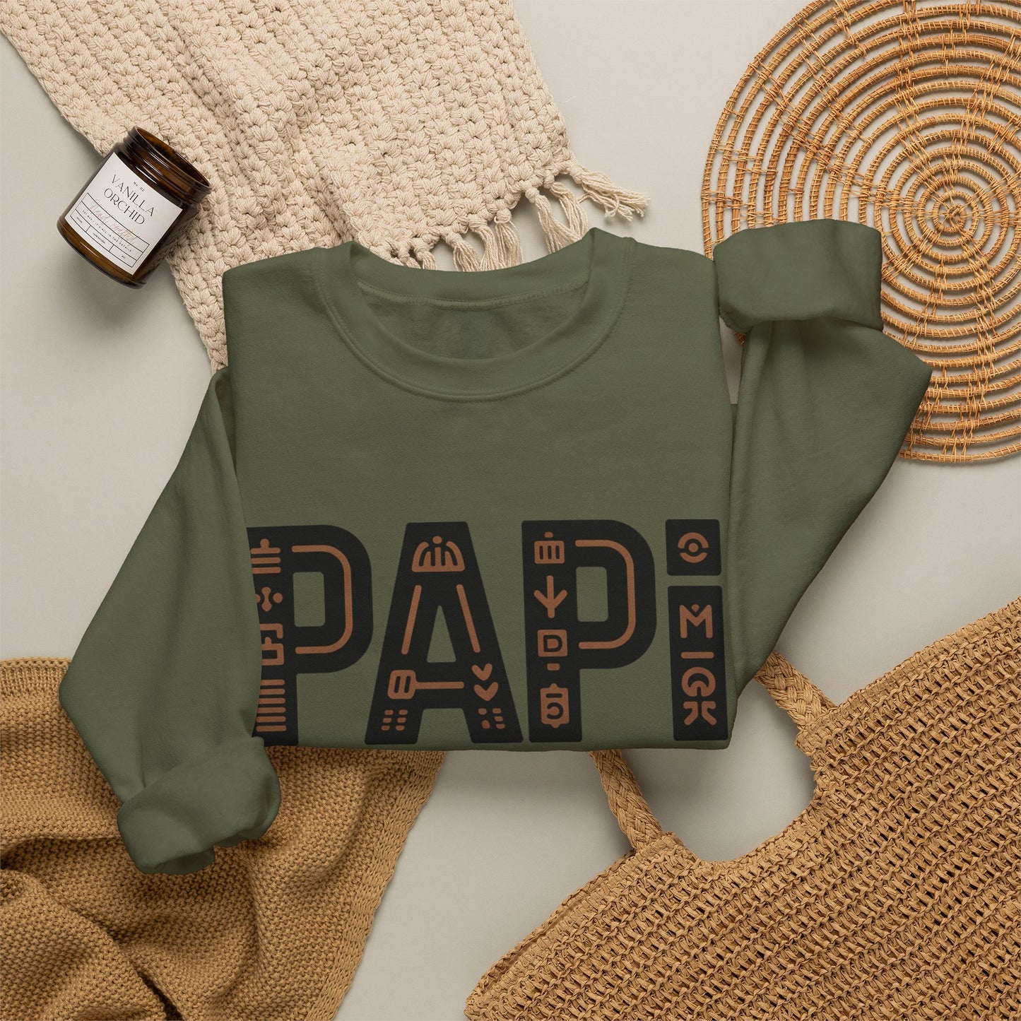 Papi Sweatshirt - Latino Dad Gift - Spanish Father Pullover - Papi Regalo - Hispanic Family Shirt - Daddy Sweatshirt