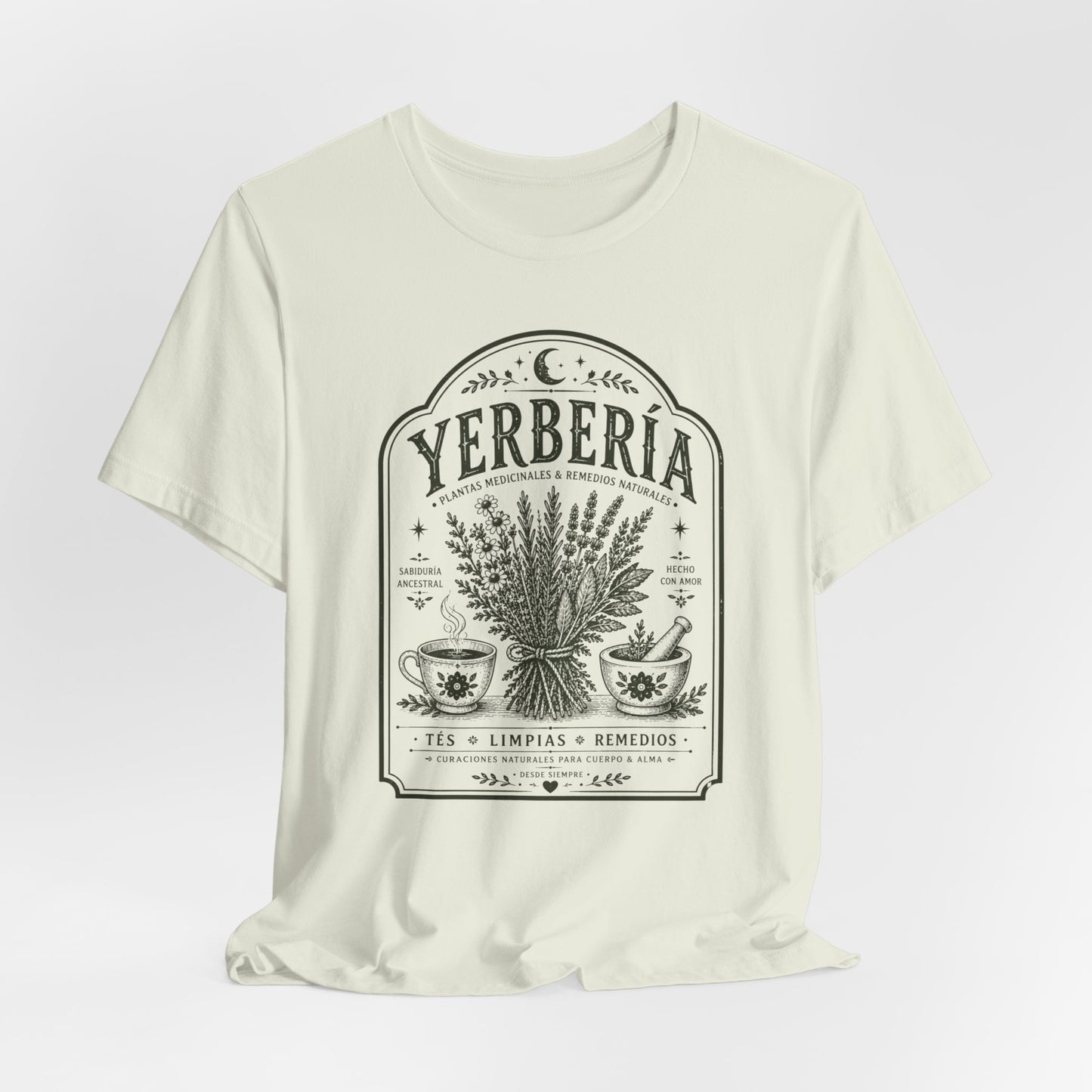 Yerberia T-Shirt - Latina Witch Tee, Spanish Gift for Her, Mystical Latina Pride Shirt, Regalos Para Mujer