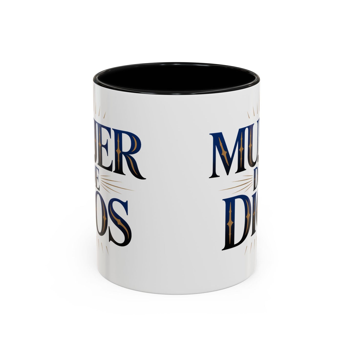 Mujer de Dios Mug - Christian Latina Faith Coffee Cup, Catholic Gift for Women, Fe y Esperanza Religious Spanish Taza