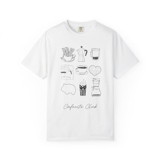 Cafecito Club Tshirt | Camiseta Gifts | Cafecito y Concha