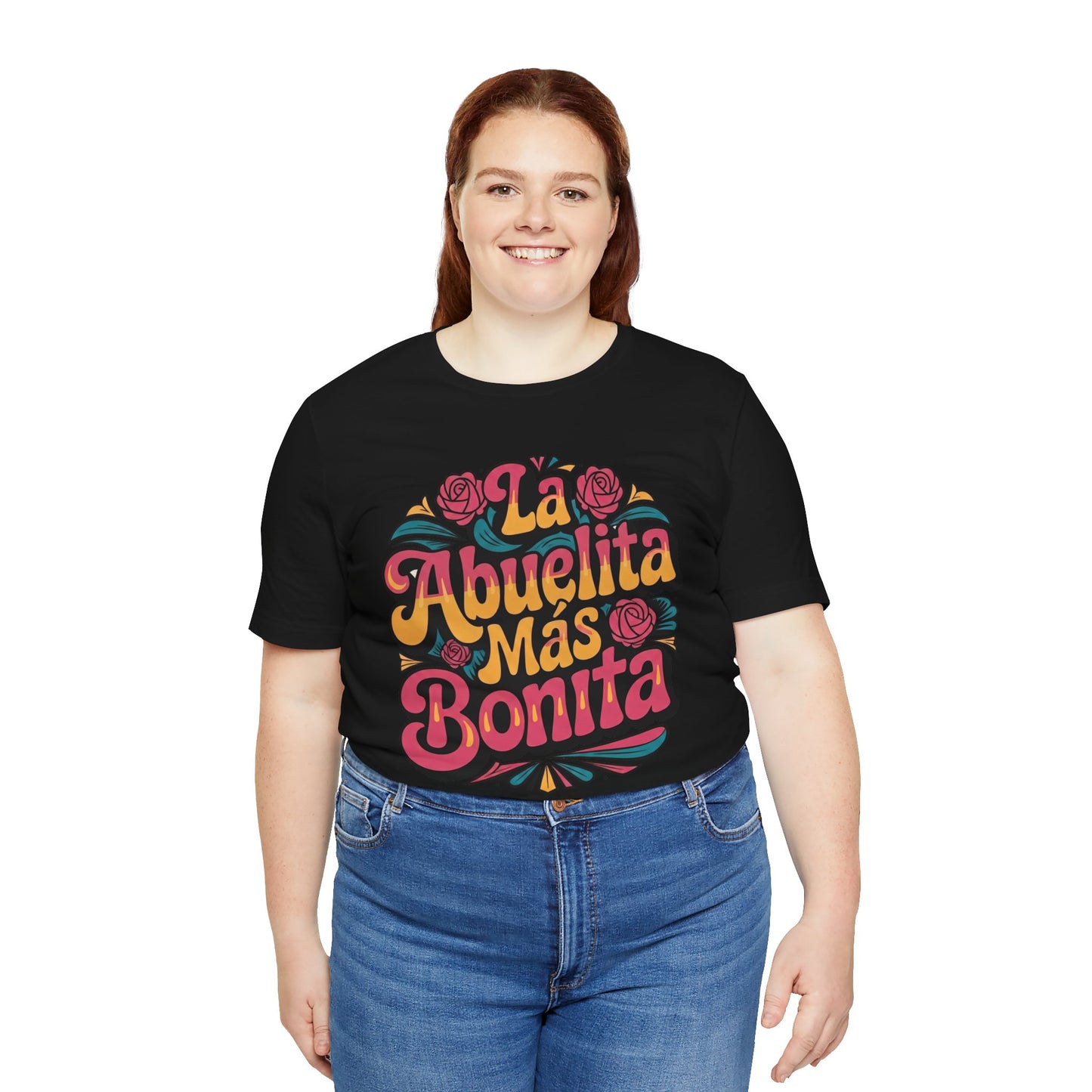 Groovy Art La Abuelita Mas Bonita Shirt, Abuelita Gift, Latina Grandmother Gift,  Abuela Birthday Gift, Mother's Day Abuela