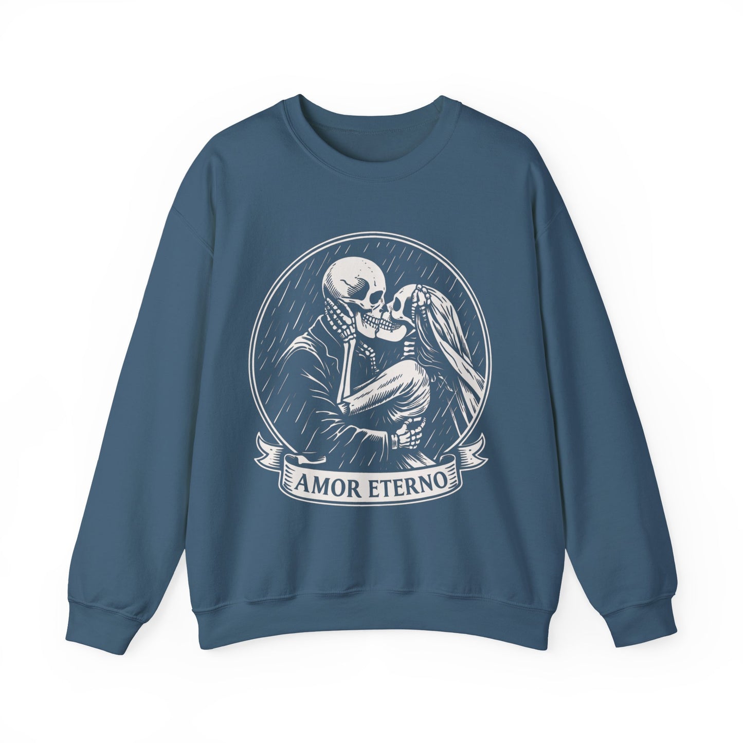 Amor Eterno Sweatshirt - Forever Love Spanish Quote - Romantic Gift for Her - Couples Matching - Latino Love Shirt