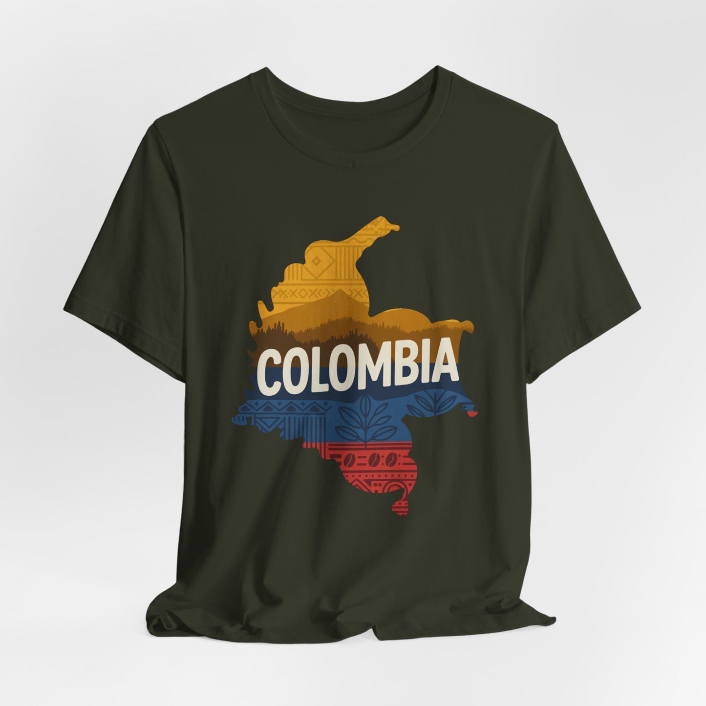 Colombia T-Shirt - Colombian Pride Tee - Orgullo Colombiano Shirt - Hispanic Heritage Gift - Colombia Amor
