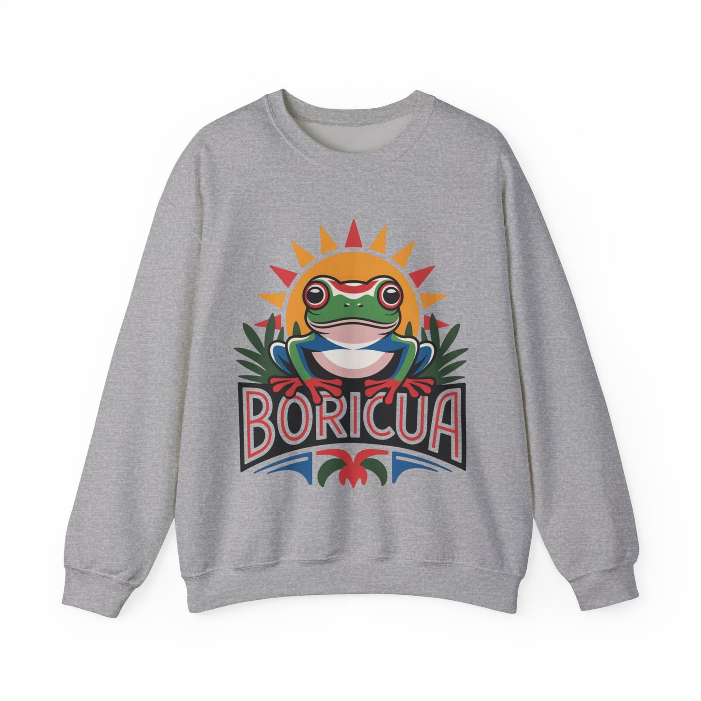 Boricua Sweatshirt - Puerto Rican Pride Gift - Borinquen Heritage Sudadera - Latino Hispanic Pride Wear