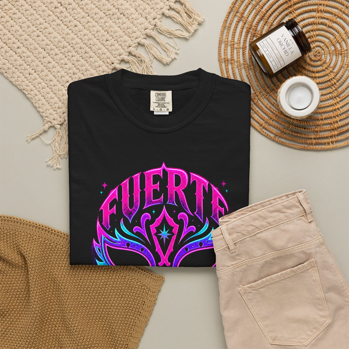 Fuerte AF Tee - Lucha Libre Latina Shirt - Strong Mujer Empowerment Gift