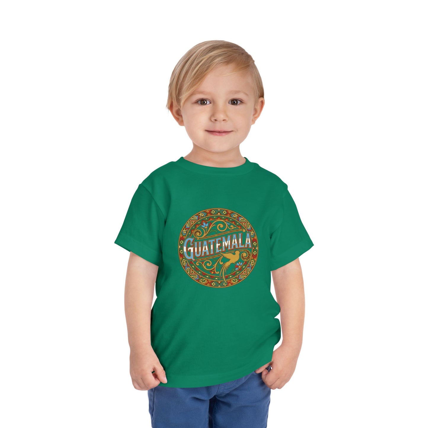 Guatemala Toddler T-Shirt - Guate Pride Tee - Guatemalteco Gift - Chapín Shirt - Central American Hispanic Pride - Guatemala Amor