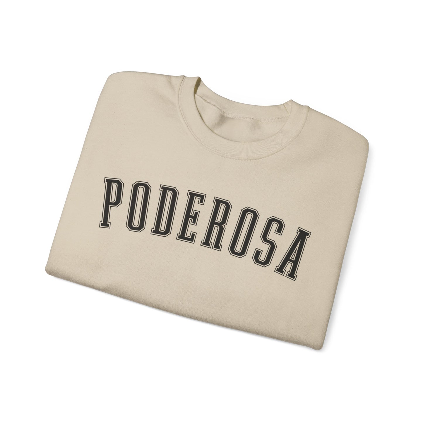 Poderosa Divina Sweater Latina College Crewneck Powerful Divine Spanish Phrase Mexican Sweatshirt Chicana Gift Hispanic Empowerment
