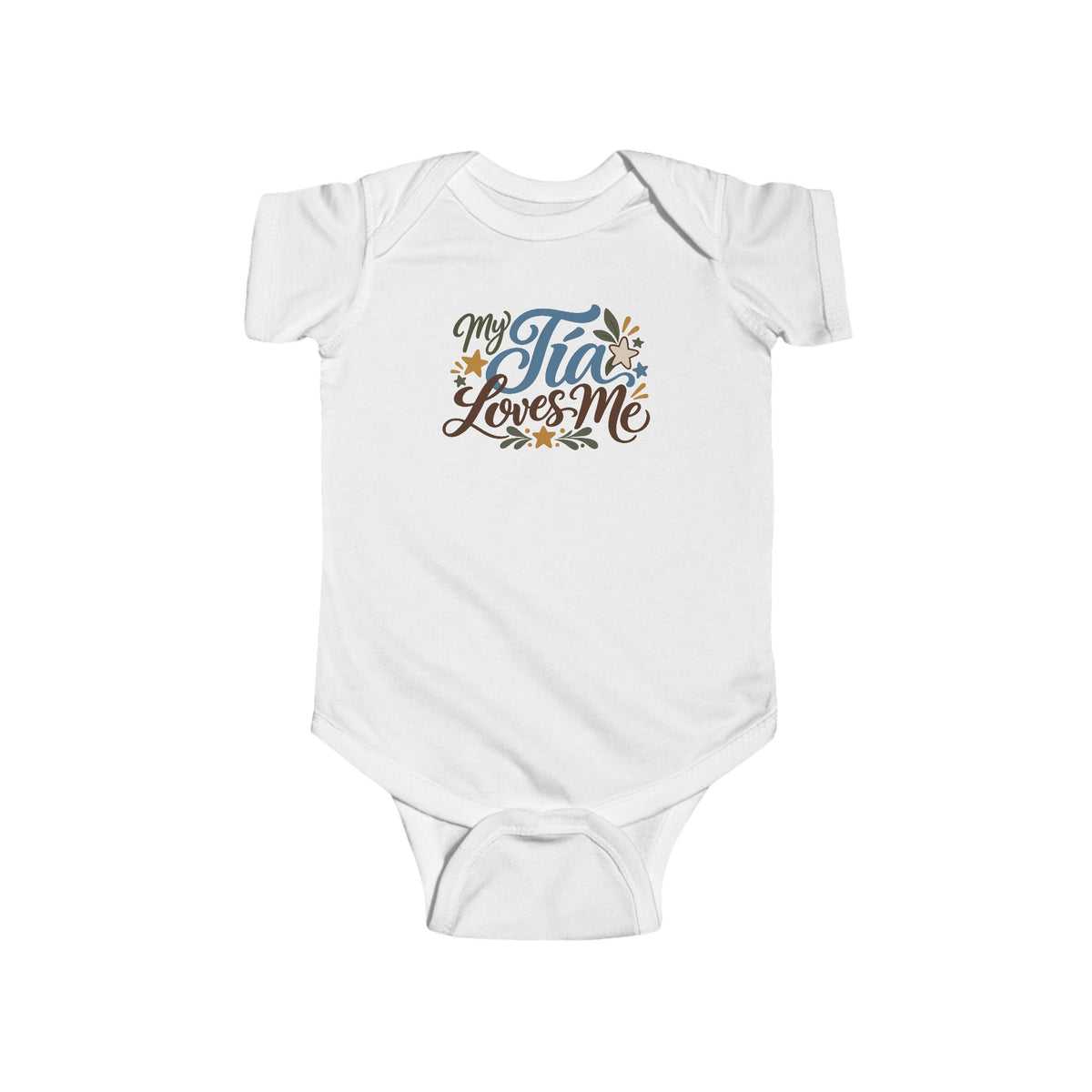 My Tia Loves Me Onesie - Latino Baby Bodysuit - Tia Loves Me Gift - Mexican Aunt Infant One Piece