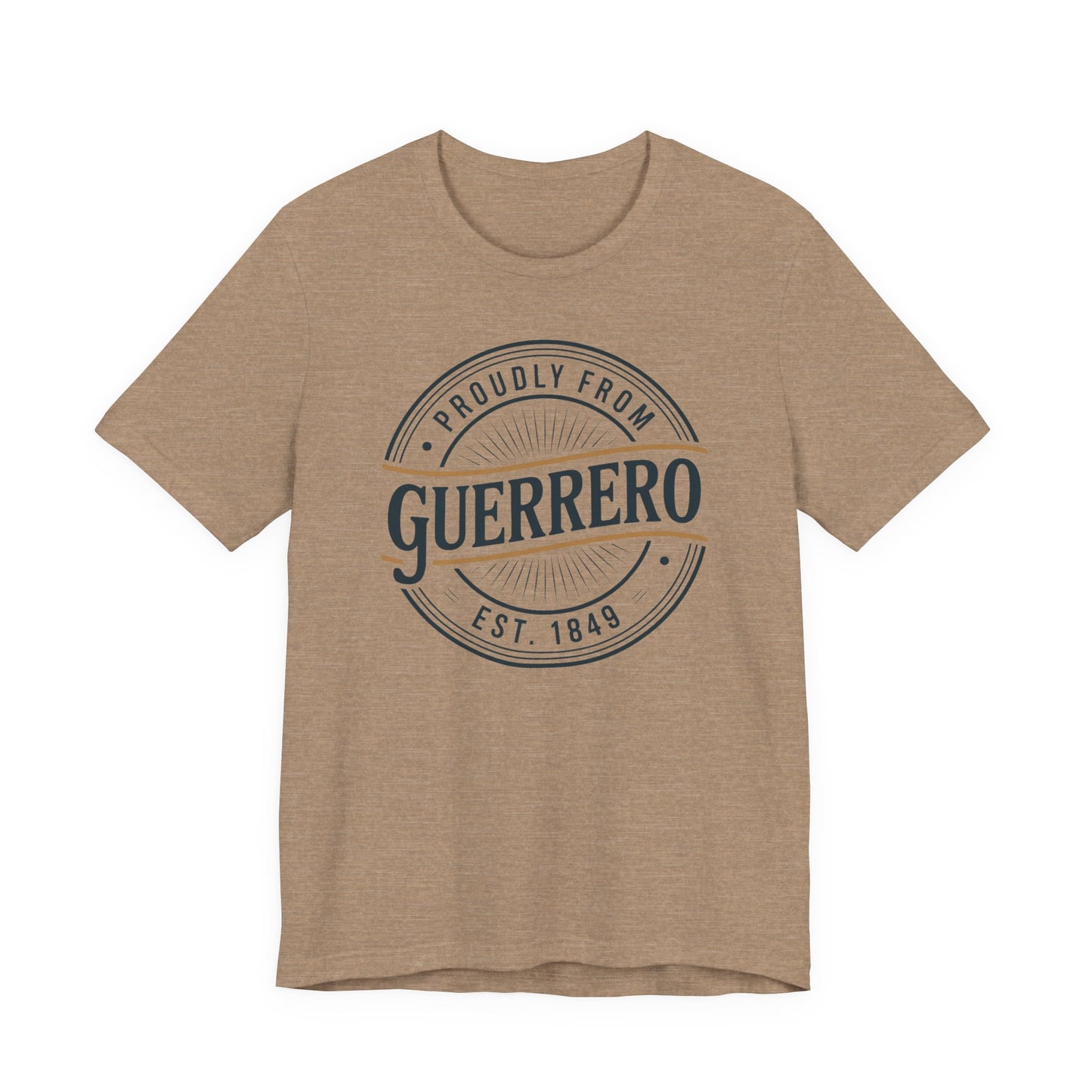 Guerrero T-Shirt - Mexican Heritage Tee - Guerrero State Pride - Latino Warrior Shirt - Orgullo Mexicano Gift