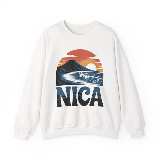 Nicaragua Sweatshirt - Nica Pride Heritage Gift - Central American Orgullo Nicaraguan Flag Pullover - Hispanic Culture Shirt