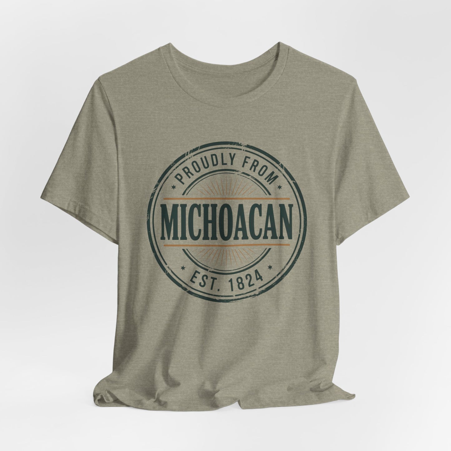 Michoacán T-Shirt - Mexican State Pride Tee - Michoacano Heritage Gift - Orgullo Mexicano Shirt - Mexico Regional Wear