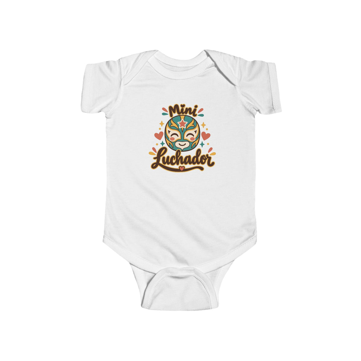 Mini Luchador Onesie - Mexican Baby Boy Bodysuit - Lucha Libre Baby Shower Gift - Cute Luchador Infant One Piece