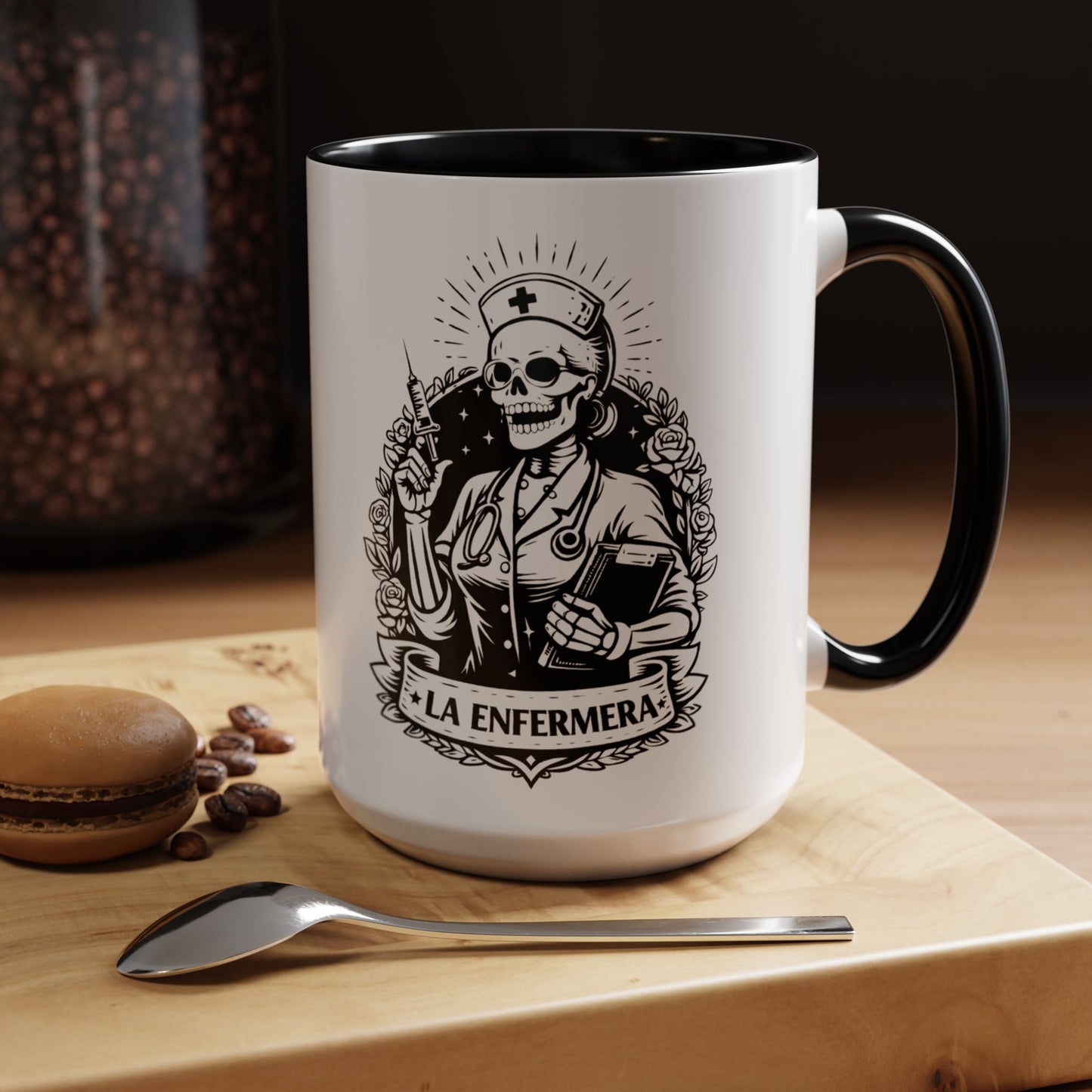 Enfermera Mug - Latino Heritage Nurse Gift | Taza Enfermera Professional Coffee Cup | Healthcare Worker Regalo