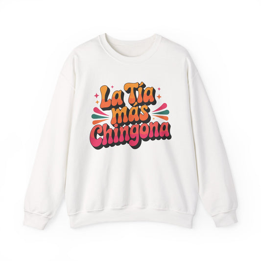Tia Sweatshirt - Best Tia Ever Regalo Gift - Proud Tia Vida Pullover - Latino Family Gift - Mi Tia Favorita Sweater