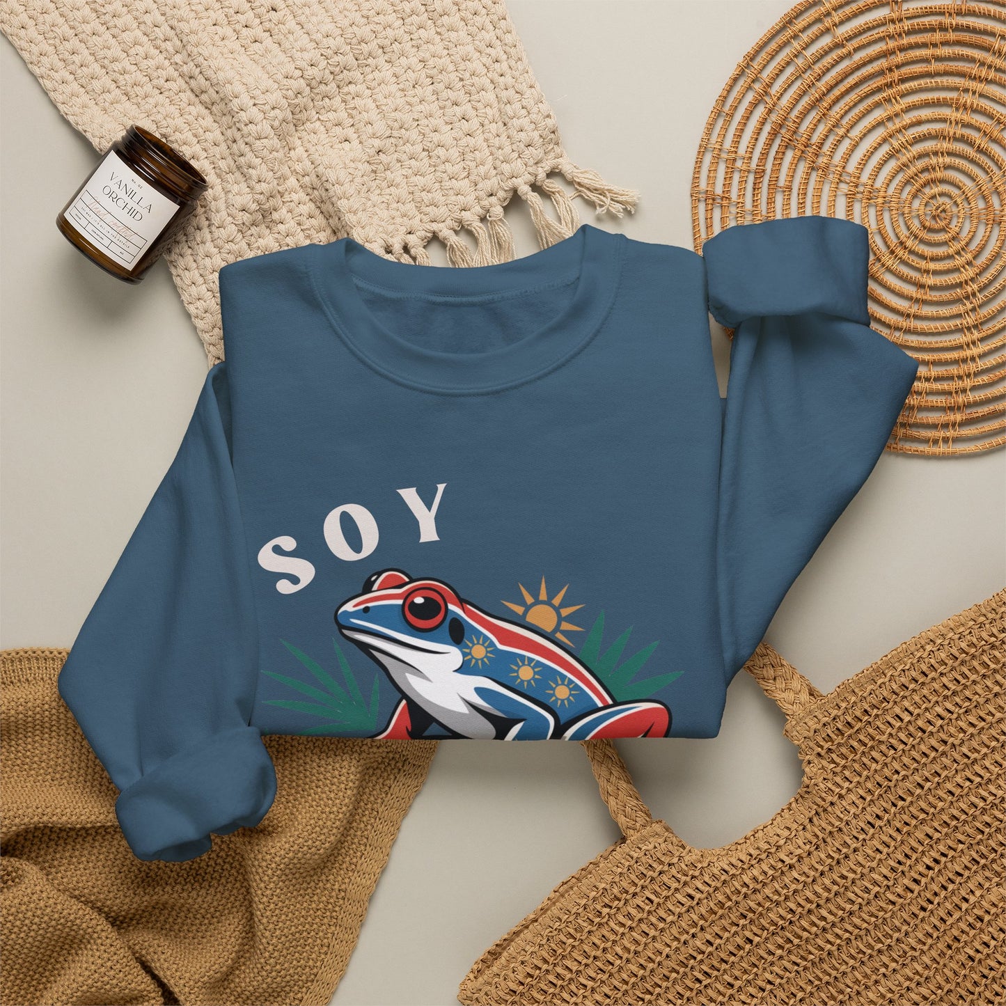 Boricua Sweatshirt - Puerto Rican Pride Hoodie Gift - Orgullo Boricua - PR Pride Wear - Isla del Encanto Clothing