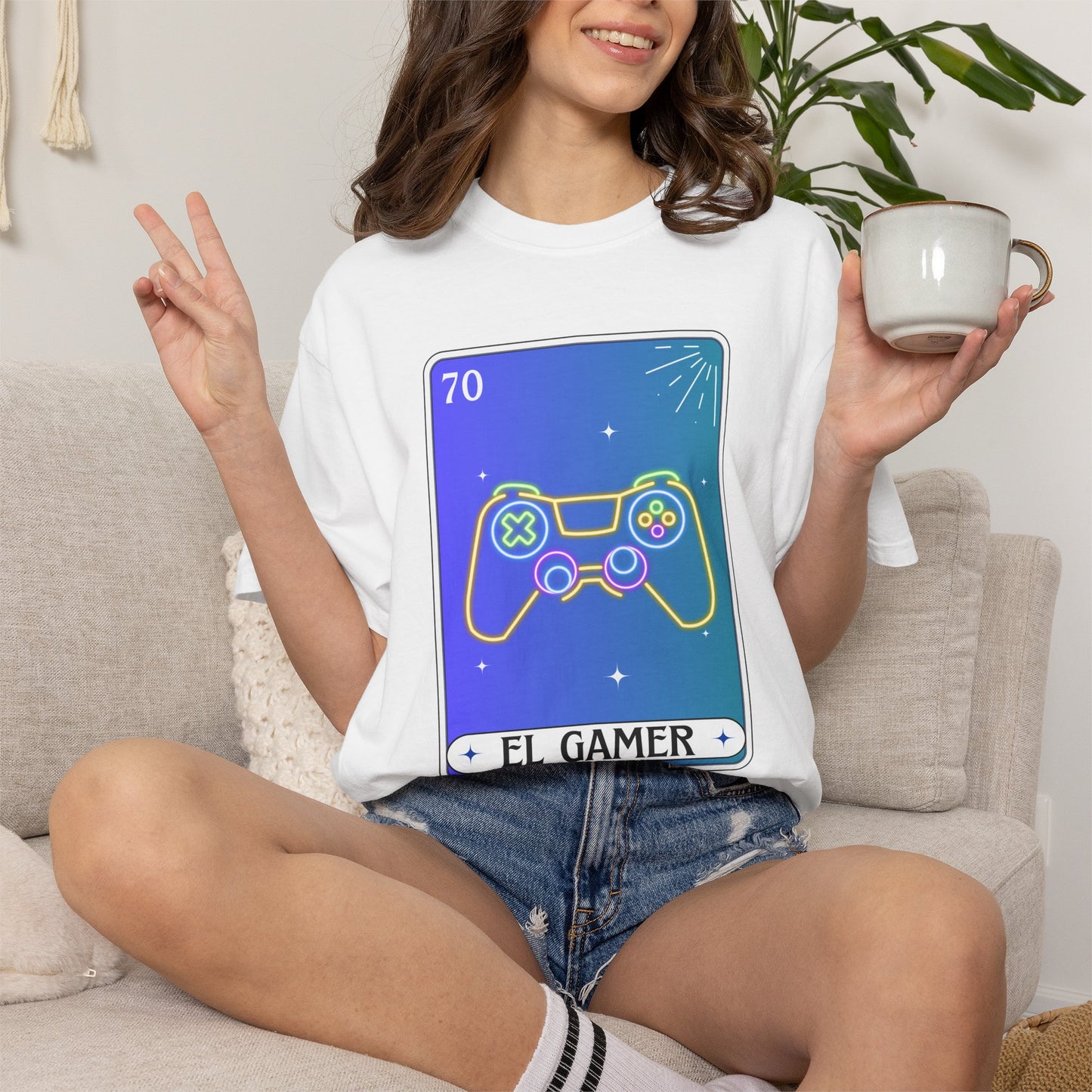 El Gamer Loteria Shirt | Empowerment , Gift for Him Gift for Her, Mexican Shirt , Camisa para Hombre Latino