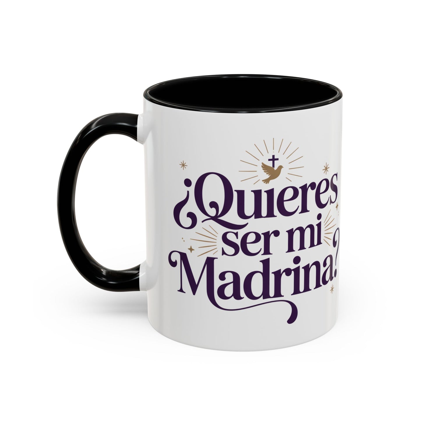 Quieres Ser mi Madrina Mug - Hispanic Godmother Gift - Latino Family Mug - Madrina Regalo - Bautizo Gift for Madrina Amor