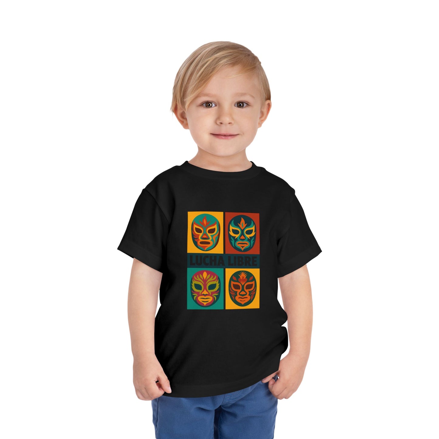Lucha Libre Toddler Tee - Mexican Wrestling Kids Shirt - Latino Pride Baby Gift - Luchador Niños Camisa