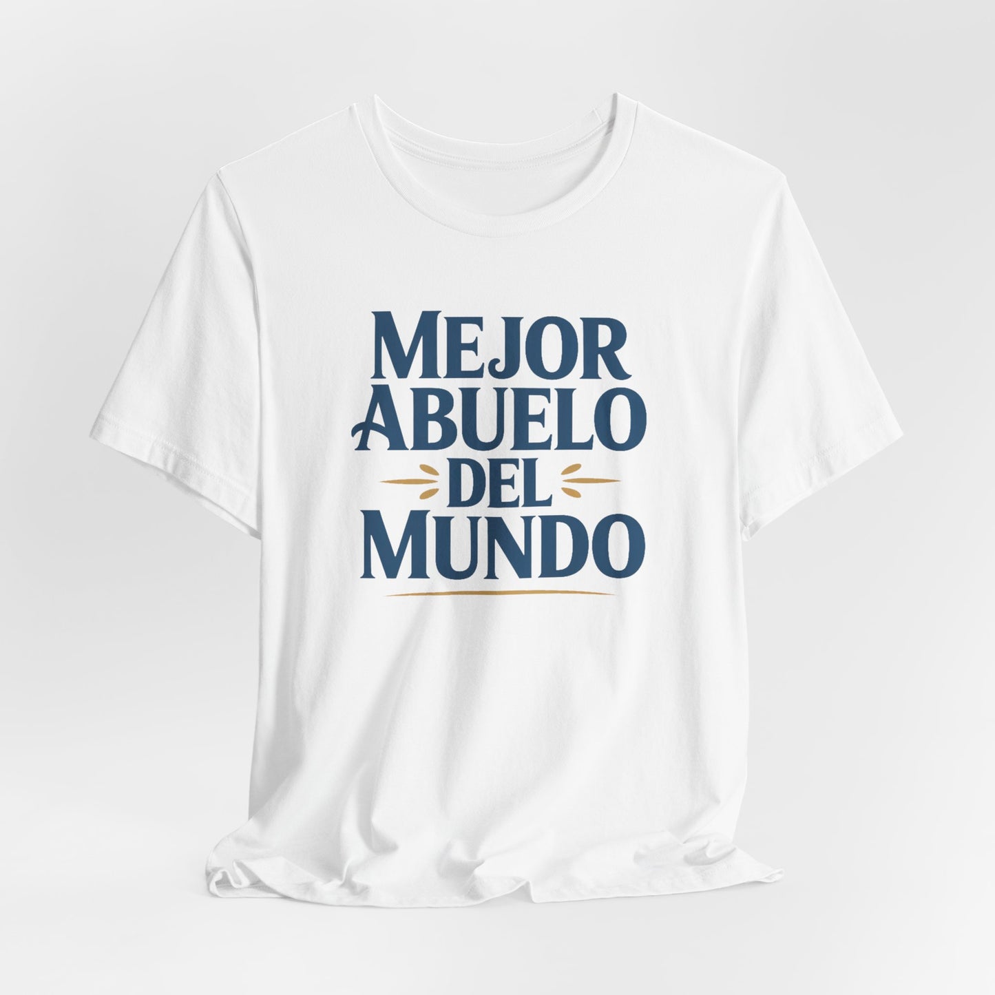 Mejor Abuelo T-Shirt - Latino Grandpa Gift Tee - Hispanic Family Shirt - Abuelo Pride Gift for Grandfather