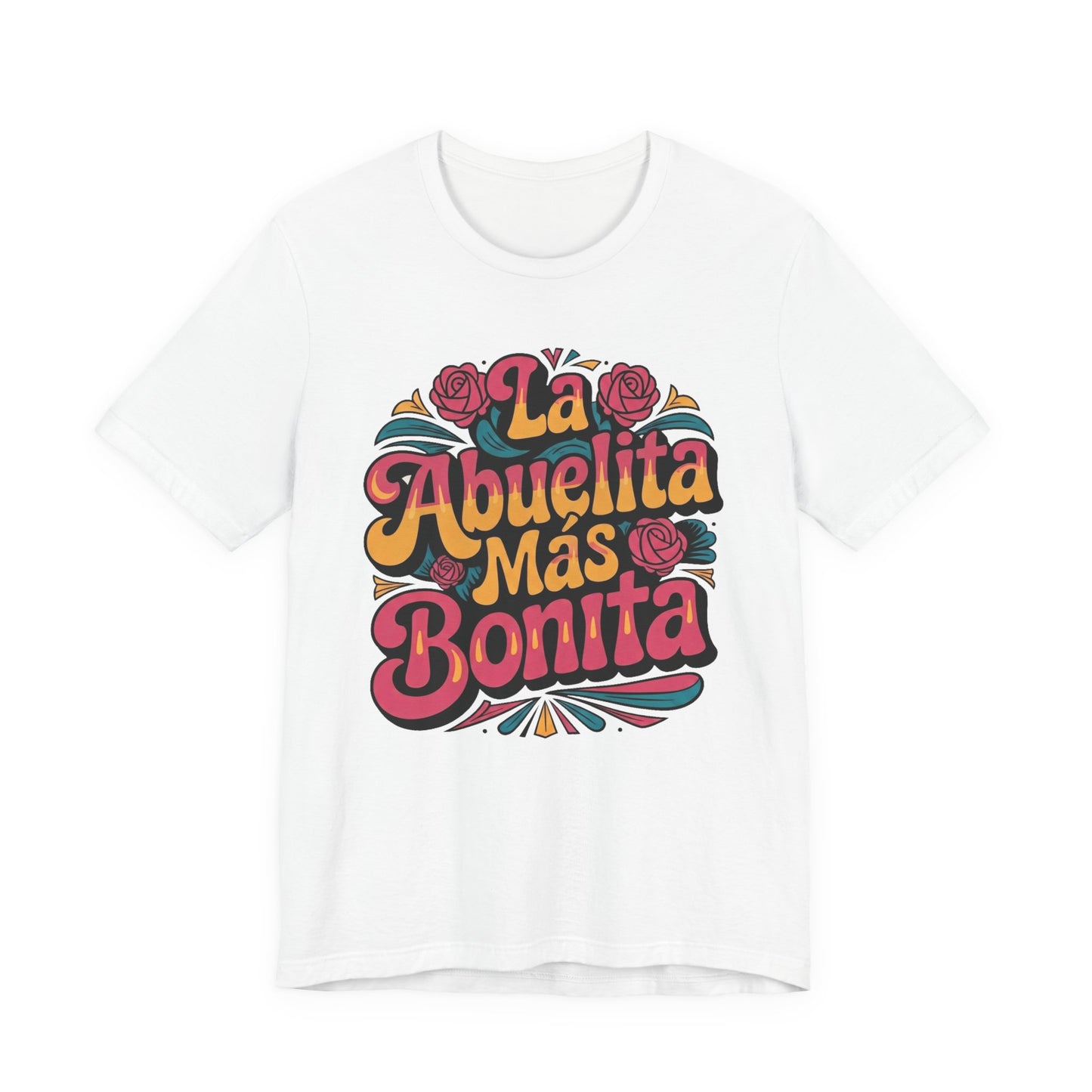 Groovy Art La Abuelita Mas Bonita Shirt, Abuelita Gift, Latina Grandmother Gift,  Abuela Birthday Gift, Mother's Day Abuela