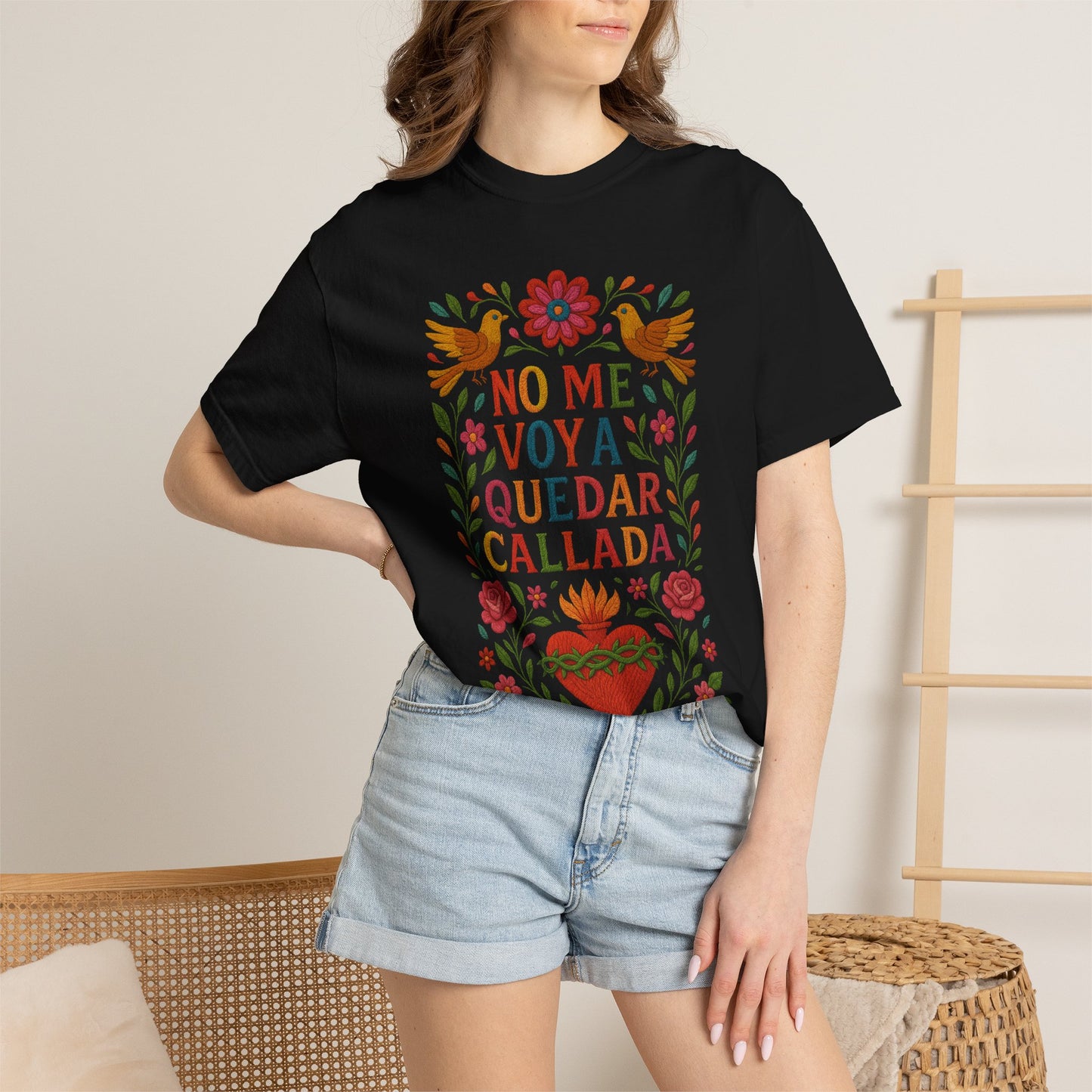 No Me Voy a Quedar Callada Shirt Latina Activist Tee Chingona Mujer Fuerte Immigrant Rights Gift Feminist Empowerment