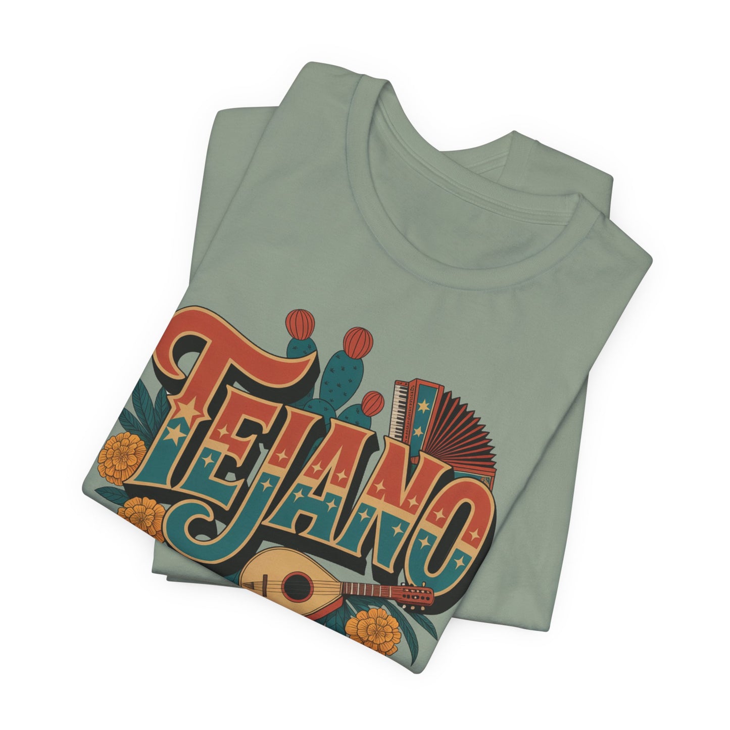 Tejano T-Shirt - Orgulloso Tejano Pride Tee - Texas Mexican Heritage Gift - Latino Culture Shirt - Tex Mex Style