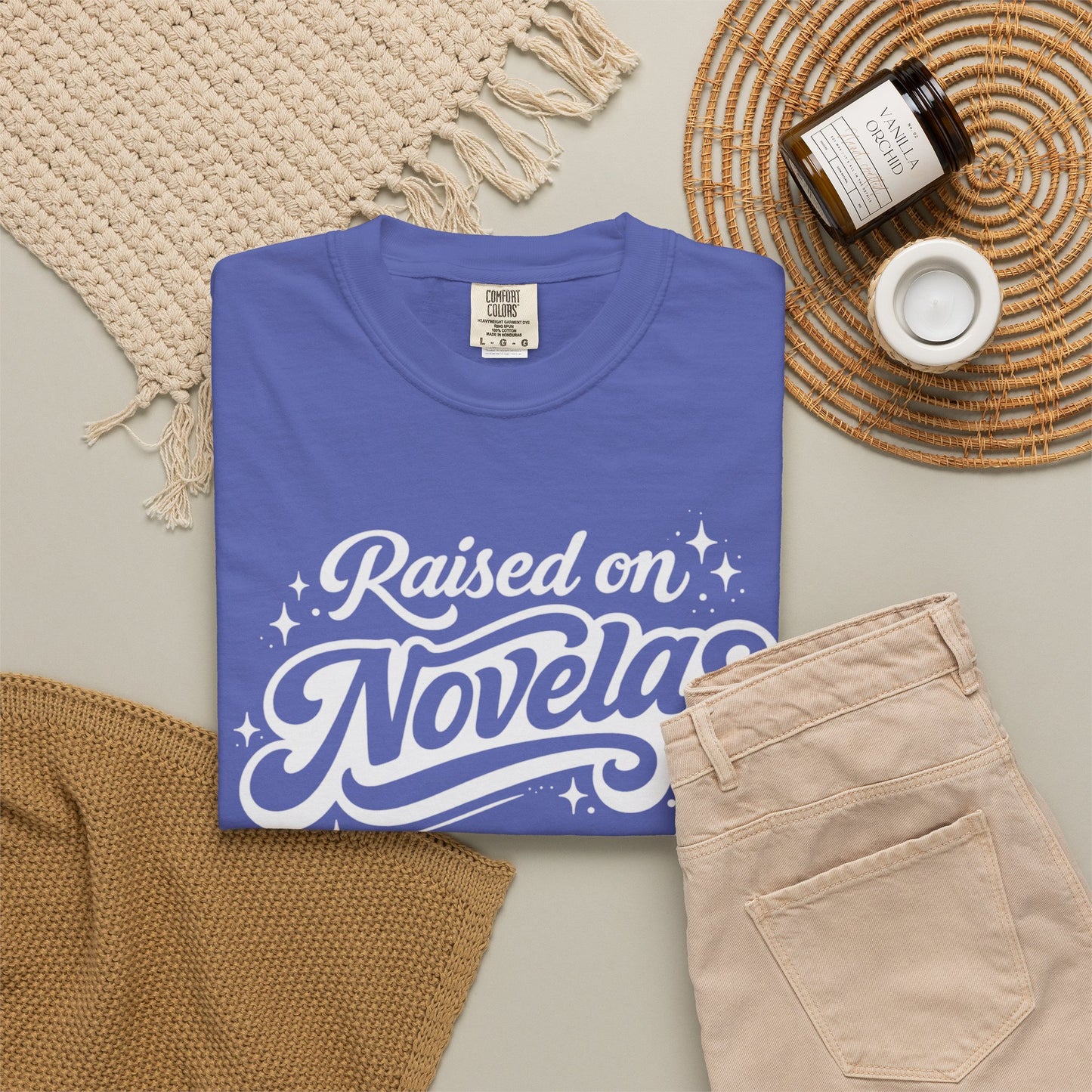 Raised on Novelas Shirt | Mexican Shirt, Boricua Shirt,  Latina Shirt, Comfort Colors Unisex Tee