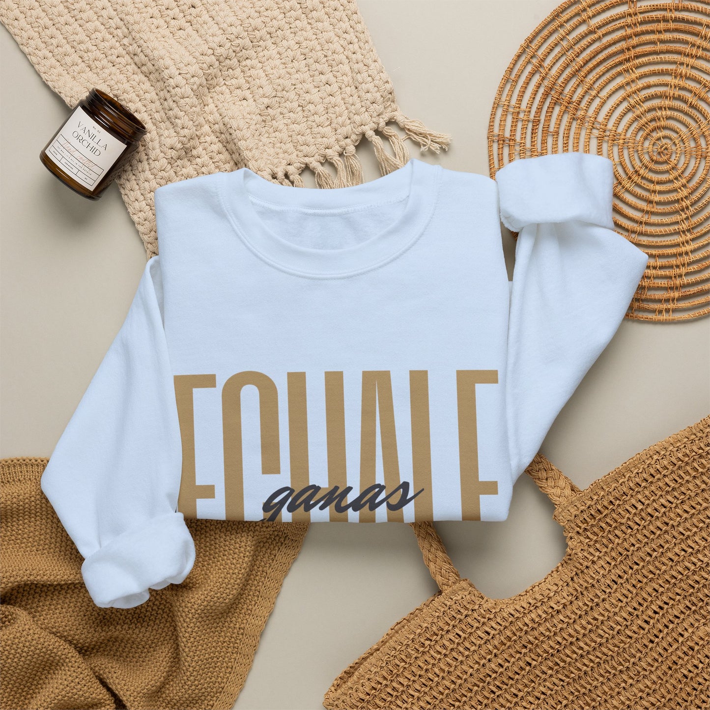 Echale Ganas Sweatshirt - Latina Motivational Gift - Spanish Inspirational Hoodie - Regalos Para Mujer - Latina Pride Pullover