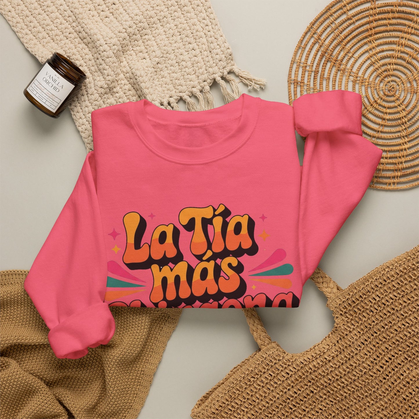 Tia Sweatshirt - Best Tia Ever Regalo Gift - Proud Tia Vida Pullover - Latino Family Gift - Mi Tia Favorita Sweater