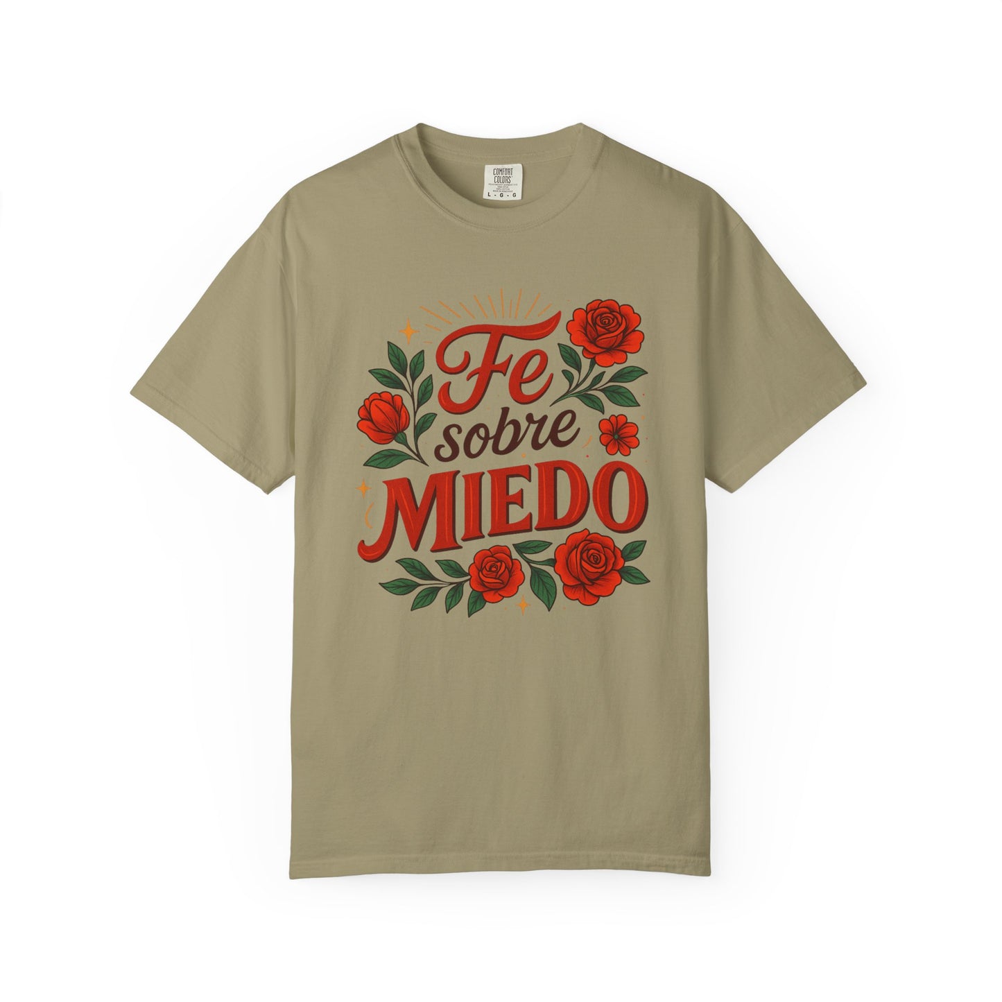 Fe Sobre Miedo Shirt | Camisa Christiana | Latina Graphic Tee |