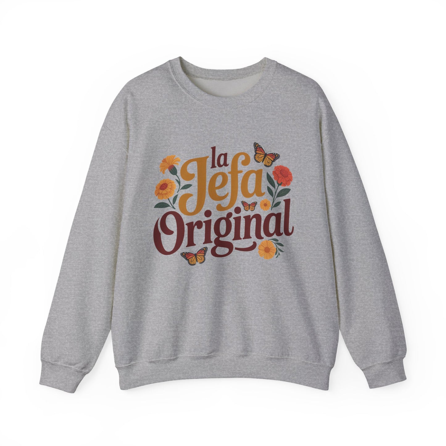La Jefa Sweatshirt - Latina Boss Babe Empowerment Gift - Hispanic Pride Hoodie for Her - Feminist Spanish Saying Shirt
